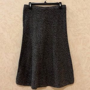 Serena Williams Heather Gray Midi Sweater Skirt Size M